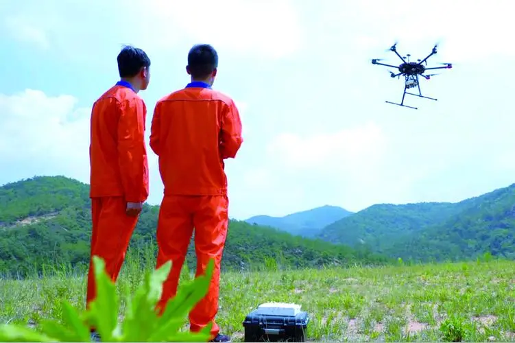 华安无人机倾斜摄影巡检拍摄